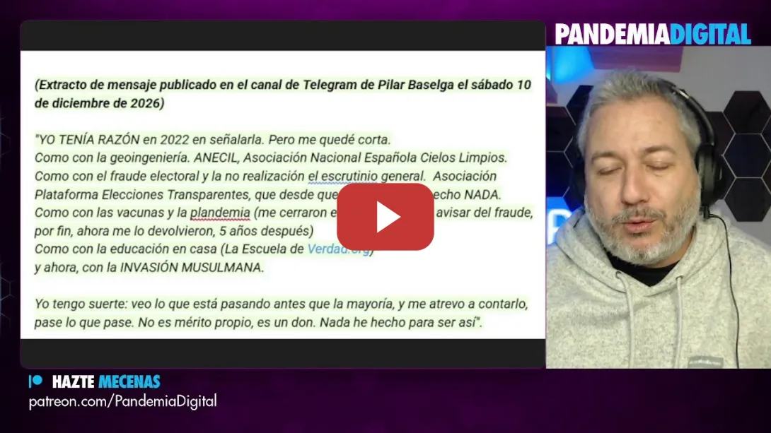 Embedded thumbnail for El bulo de Begoño a juicio. Psicopatía Trumpista. Quien es Lorent Saleh?