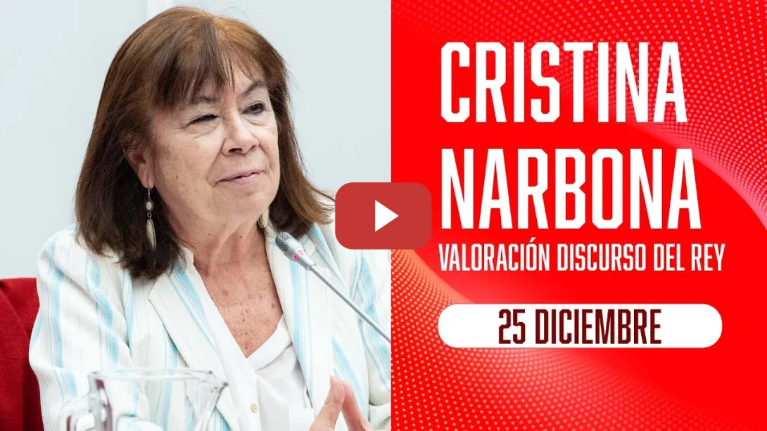 Embedded thumbnail for PSOE / Cristina Narbona valora el mensaje navideño de Felipe VI