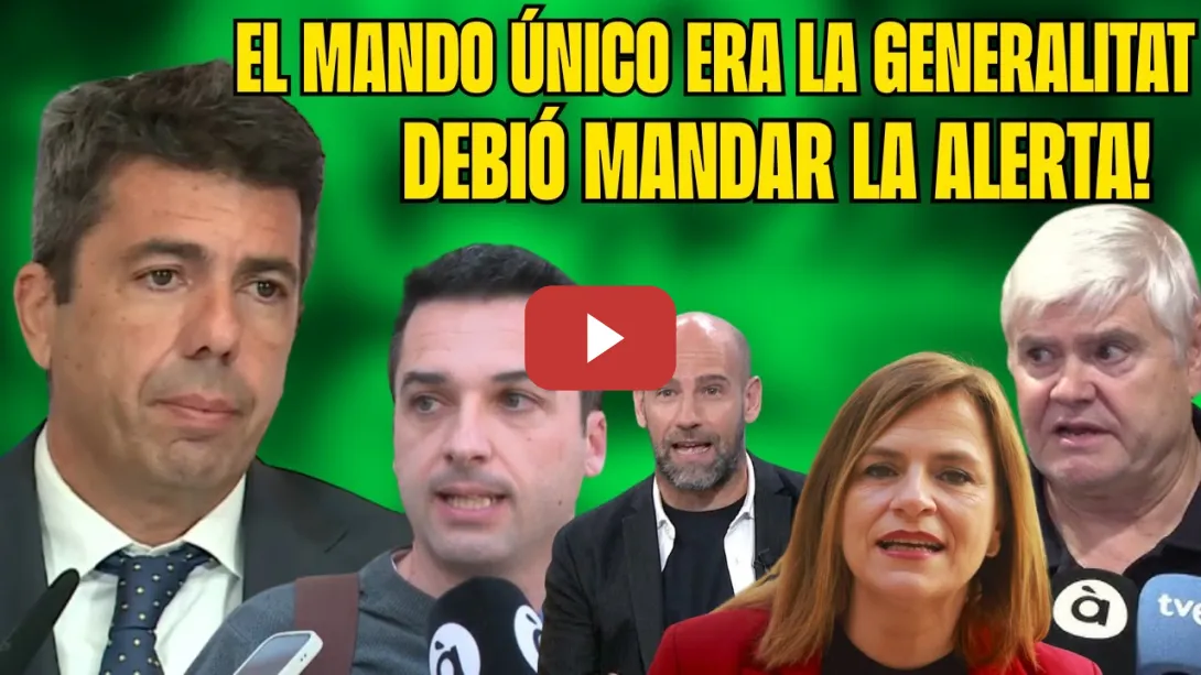 Embedded thumbnail for PERIODISTA deja TIRITANDO a MAZÓN. Un PERITO y el Jefe de BOMBEROS APUNTAN a la GENERALITAT