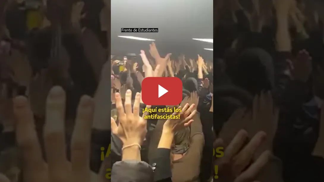 Embedded thumbnail for “¡Fuera FASCISTAS de la universidad!”, el GRITO que IMPIDE un ACTO de Espinosa de los Monteros
