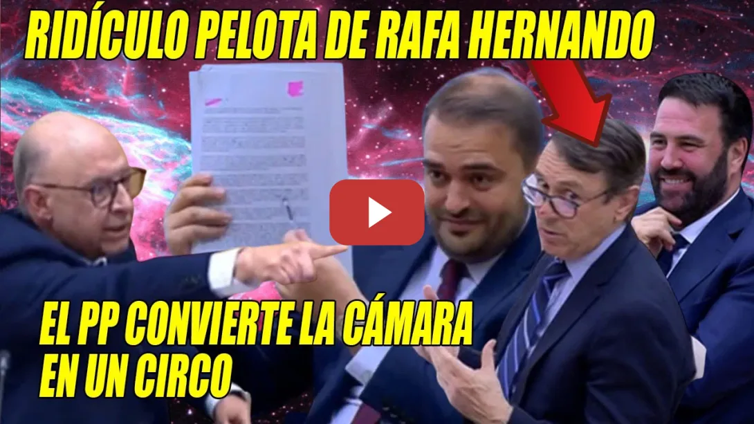 Embedded thumbnail for Rafael Hernando MIENTE en SEDE PARLAMENTARIA, Iñarritu SE DESC0J0NA y Arribas SE ENZARZA con Montoro
