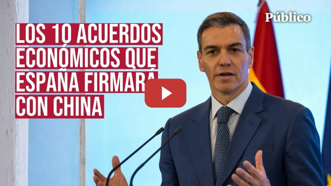 Embedded thumbnail for Así ha sido la comparecencia de SÁNCHEZ tras su reunión con XI JINPING, presidente de CHINA