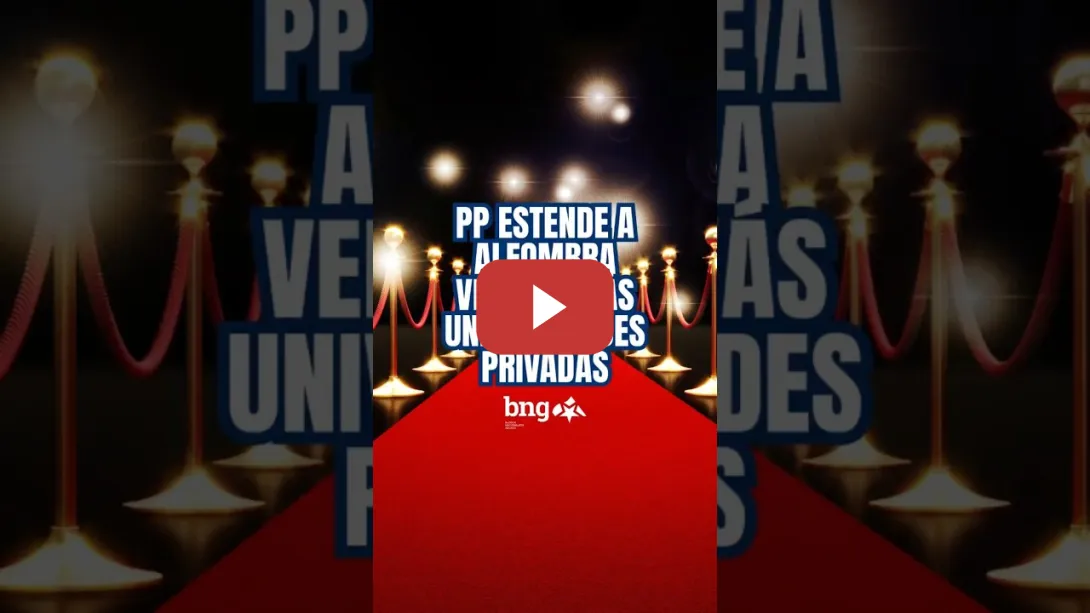 Embedded thumbnail for PP estende a alfombra vermella ás universidades privadas
