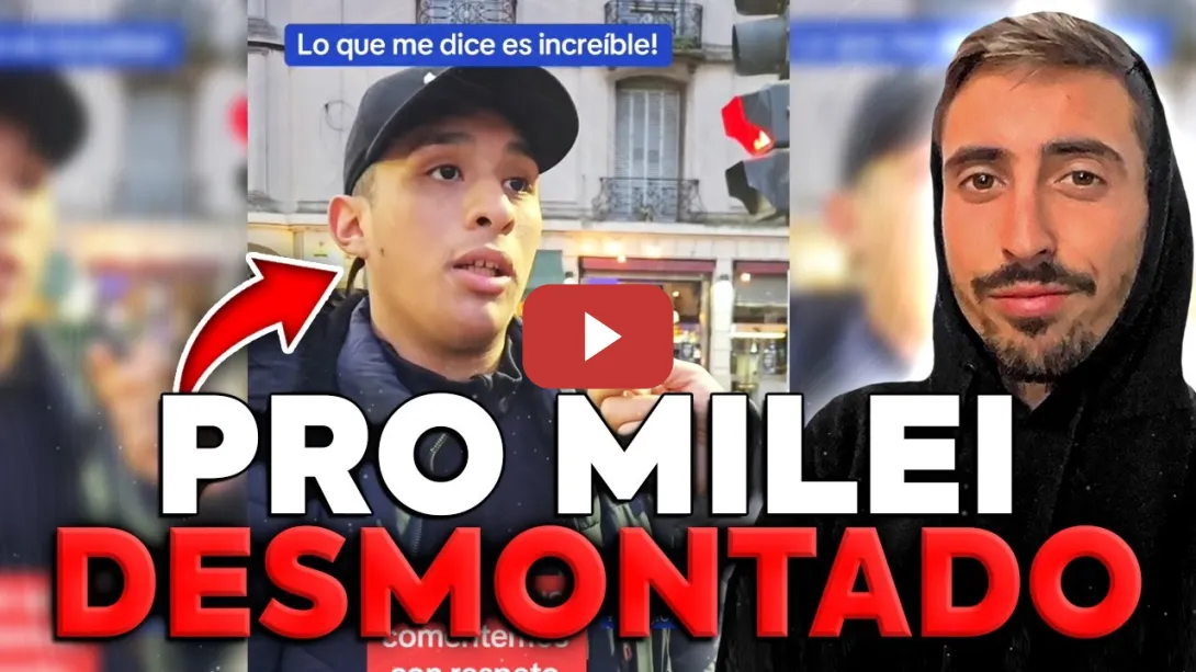 Embedded thumbnail for Un reportero desmonta a un votante de Milei con esta contundencia | EN LA DIANA