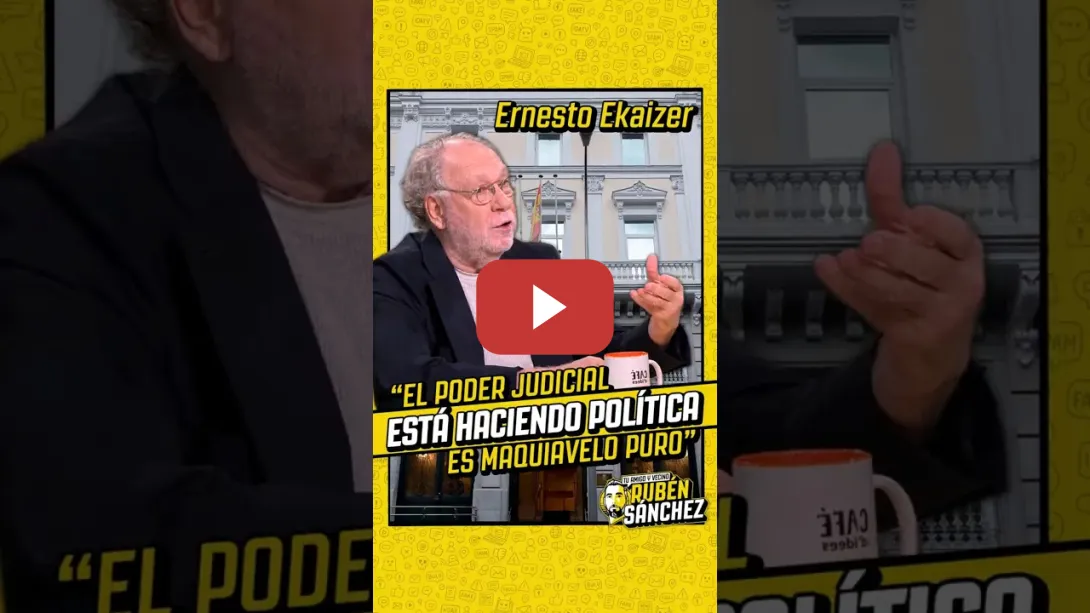 Embedded thumbnail for "El Supremo está haciendo política, esto es Maquiavelo en estado puro" | Ernesto Ekaizer