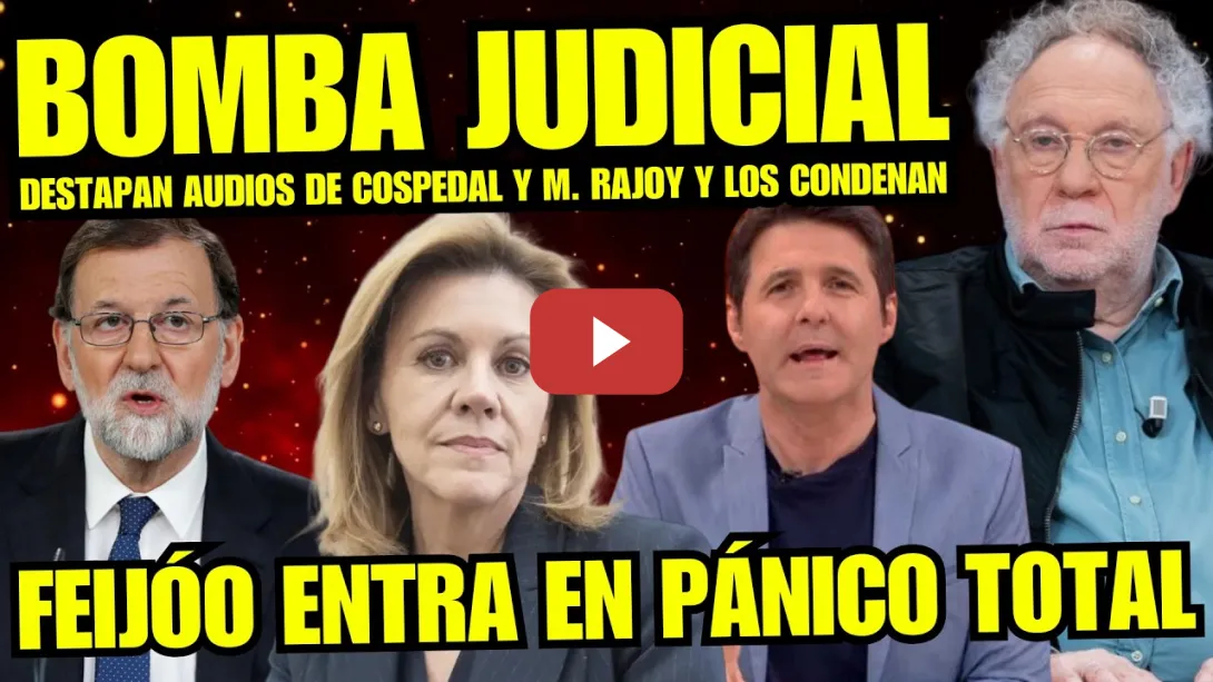 Embedded thumbnail for ¡BOMBAZO! ERNESTO EKAIZER DESTAPA LOS AUDIOS de COSPEDAL Y M. RAJOY QUE LOS LLEVARÍAN A PRISIÓN