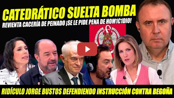 Embedded thumbnail for BESTIALIDAD JORDI NIEVA DEJA TIRITANDO A PEINADO. ESTALGAN INTXAURRONDO Y NEBOT. RIDÍCULO BUSTOS