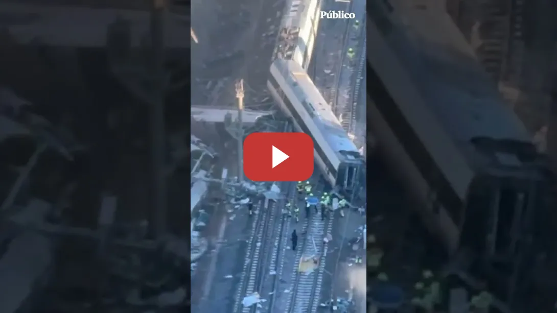 Embedded thumbnail for Imágenes aéreas de la Guardia Civil en la zona del accidente de dos trenes en Adamuz (Córdoba)