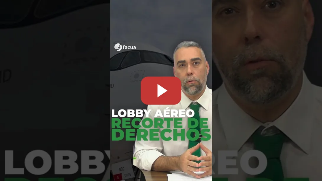Embedded thumbnail for EL LOBBY AÉREO MANIOBRA PARA RECORTAR DERECHOS DE LOS PASAJEROS