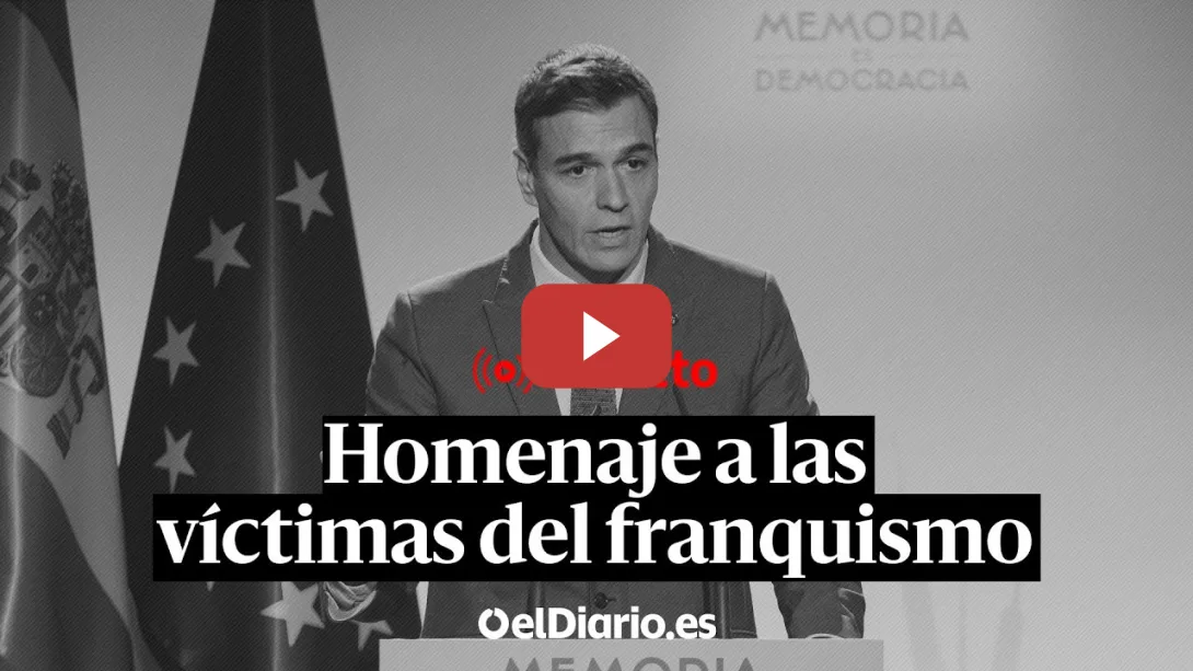 Embedded thumbnail for 🔴 DIRECTO | PEDRO SÁNCHEZ asiste al homenaje a las víctimas de la DICTADURA FRANQUISTA