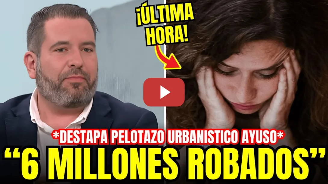 Embedded thumbnail for 🚨 ¡OJO! CHEMA GARRIDO DESTAPA PELOTAZO DE AYUSO Y SU EX: 6 MILLONES EN RECALIFICACIONES