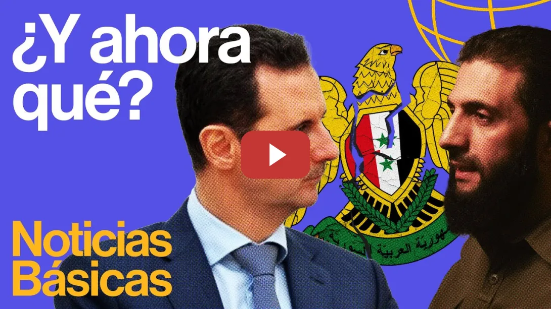 Embedded thumbnail for Al Julani, de Yihadista buscado por EEUU a Líder provisional de Siria | NOTICIAS BÁSICAS
