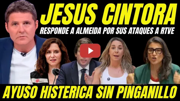 Embedded thumbnail for AYUSO SIN PINGANILLO PILLADA SOLTANDO BULOS COMPRA ÁTICO "JESÚS CINTORA RETA AL CARAPOLLA DE ALMEIDA