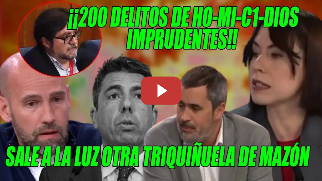 Embedded thumbnail for ZAMBOMBAZO de Diana Morant al TRAMPOSO de Mazón💢¡No puede mirar a los ojos a sus vecinos!💢Miró y Cué