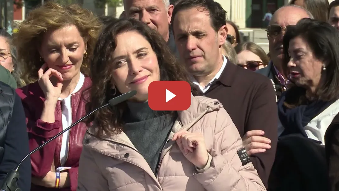 Embedded thumbnail for Ayuso dice que el PP va a "leer el diccionario" a Sánchez en las elecciones de Castilla y León