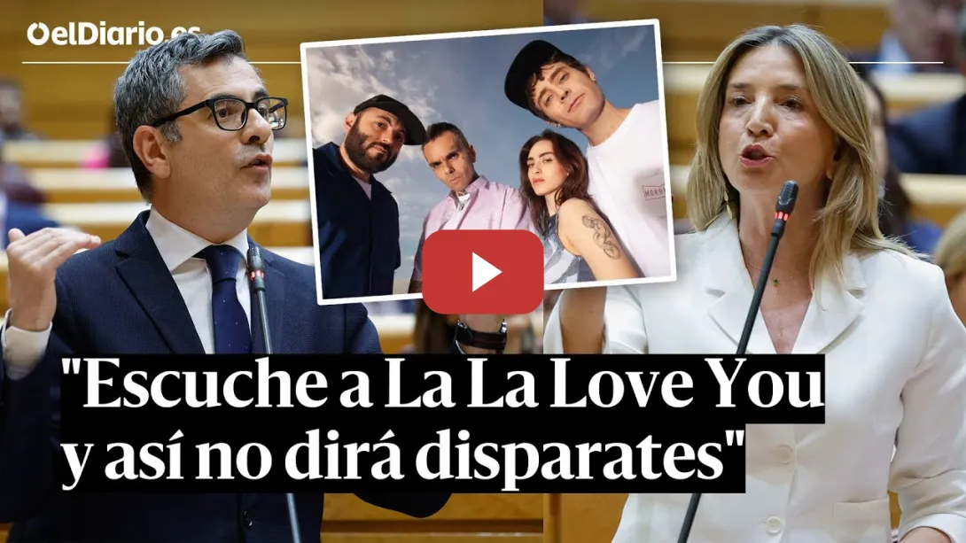 Embedded thumbnail for BOLAÑOS sorprende y recomienda LA LA LOVE YOU a una senadora del PP