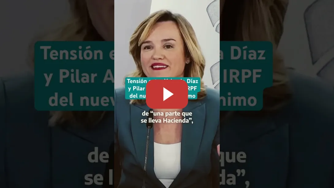 Embedded thumbnail for TENSIÓN entre YOLANDA DÍAZ y PILAR ALEGRÍA por el #IRPF del nuevo #SALARIO MÍNIMO