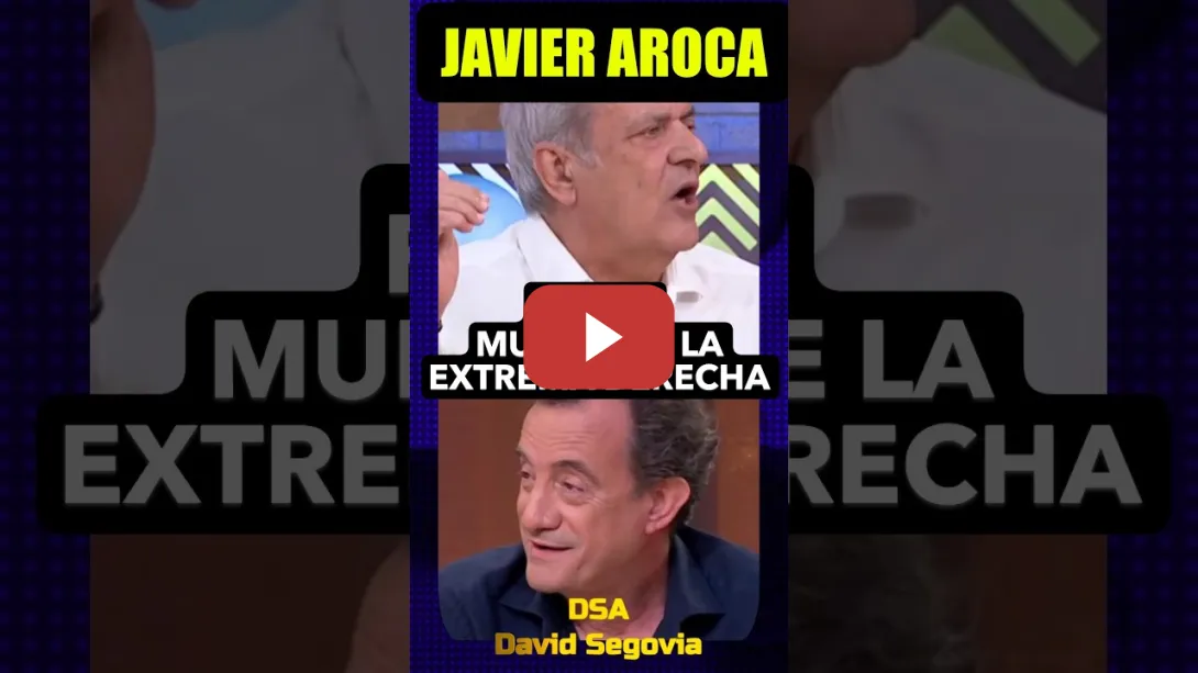 Embedded thumbnail for Javier Aroca, Feijóo es la muelta de la extrema derecha.