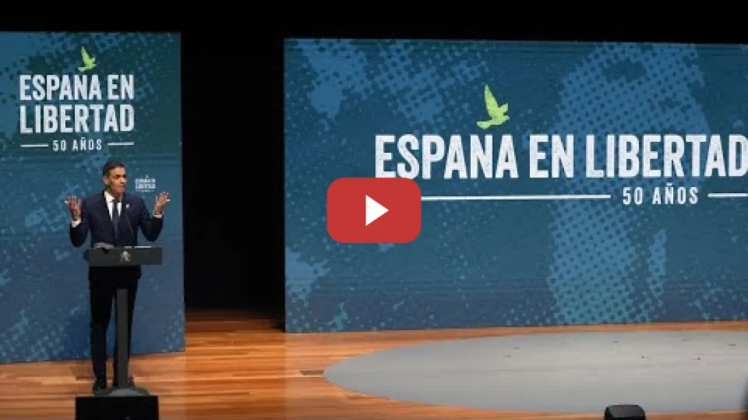 Embedded thumbnail for Sánchez llama a fortalecer la democracia frente  a la Internacional ultraderechista de Musk