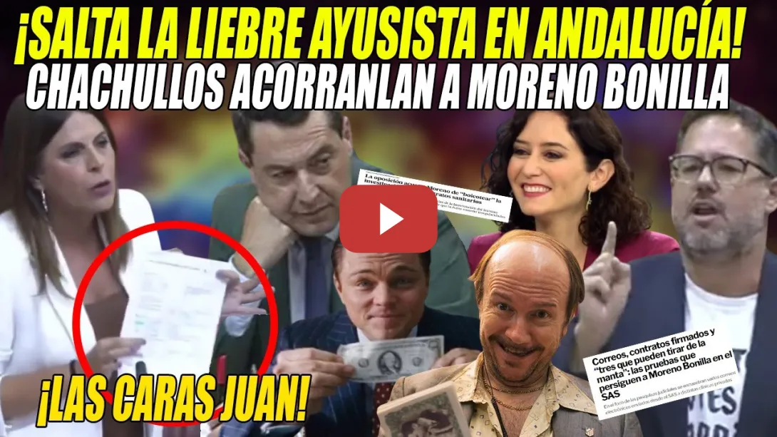 Embedded thumbnail for Juanma Moreno ACORRALADO x CHANCHULLOS📢Férriz y García LO REVIENTAN📢TORRENTES y LOBOS de WALL STREET