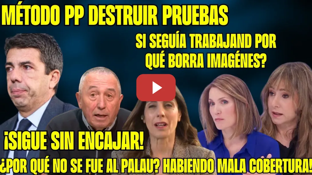 Embedded thumbnail for BORRAN LAS PRUEBAS de la DANA. MAZAZO a MAZÓN: Las LLAMADAS de PRADAS DESMONTAN su ESTRATEGIA!