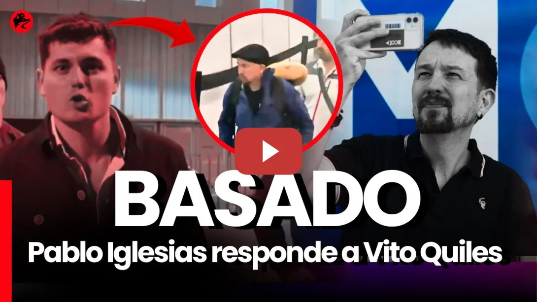 Embedded thumbnail for Vito Quiles publica un vídeo de Pablo Iglesias… y él se ríe en su cara