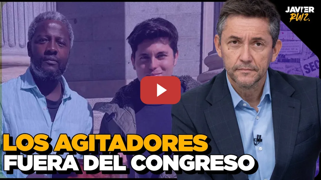 Embedded thumbnail for La Mesa del Congreso expulsa a los agitadores Vito Quiles y Bertrand Ndongo