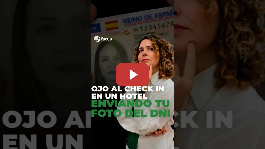 Embedded thumbnail for OJO AL CHECK IN EN UN HOTEL ENVIANDO TU FOTO DEL DNI