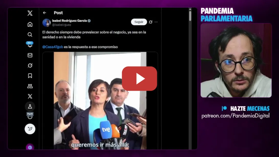 Embedded thumbnail for Pandemia Parlamentaria: Fin de año parlamentario, dictadura sanchista, piratería en EEUU