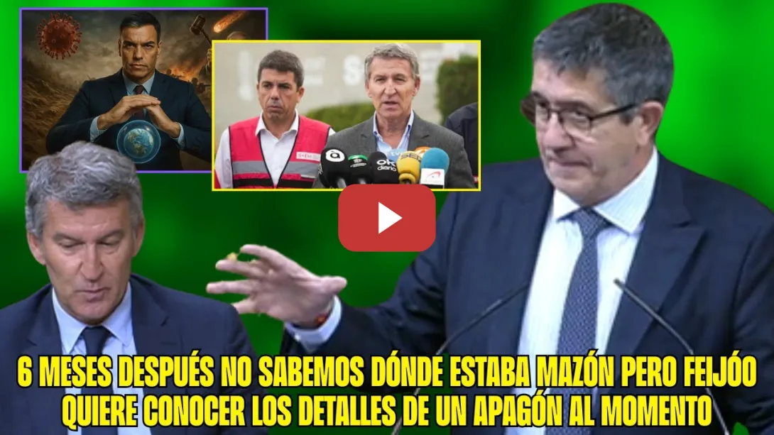 Embedded thumbnail for PATXI LÓPEZ ATIZA al INFANTIL FEIJÓO ¡NO SABE DÓNDE estaba MAZÓN! &quot;SÁNCHEZ HA APAGADO la LUZ...&quot;