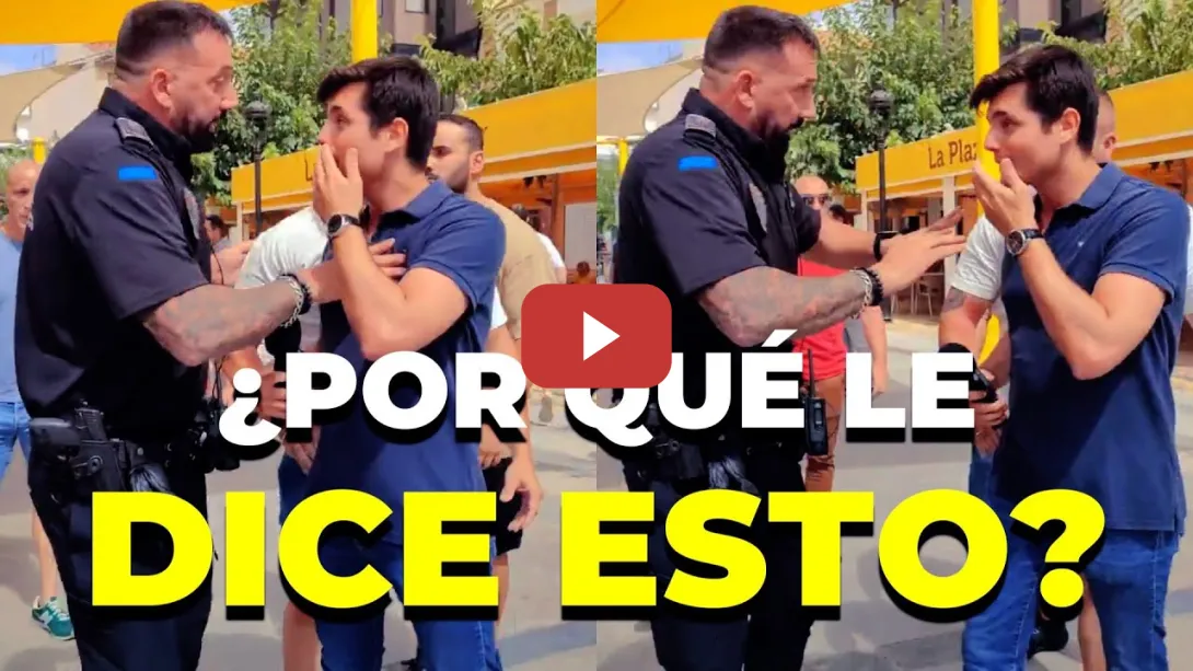 Embedded thumbnail for Se hace viral un vídeo de un Policía diciéndole a Vito Quiles: &quot;aguanta un poco, hazme caso&quot;