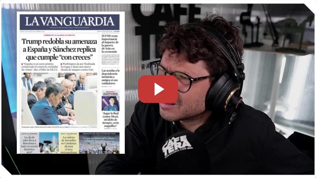 Embedded thumbnail for TRUMP vs IRÁN: ¿Por qué cambió de tono en la  cumbre de la OTAN? | Podcast La Cafetera
