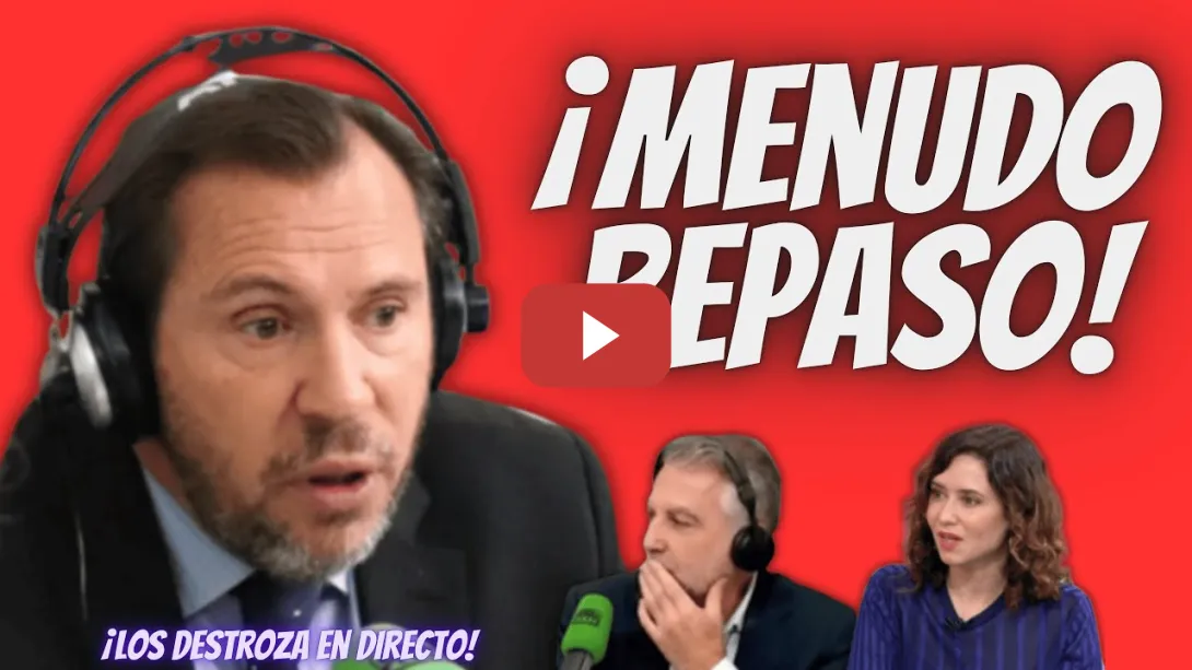 Embedded thumbnail for Óscar Puente “SE MERIENDA” a Carlos Alsina EN DIRECTO y DESTROZA a Ayuso LLAMANDOLA tóxica