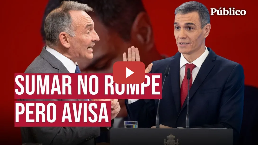 Embedded thumbnail for SUMAR echa la BRONCA al PSOE por los "demasiados casos de CORRUPCIÓN": "Hay que tomar medidas"