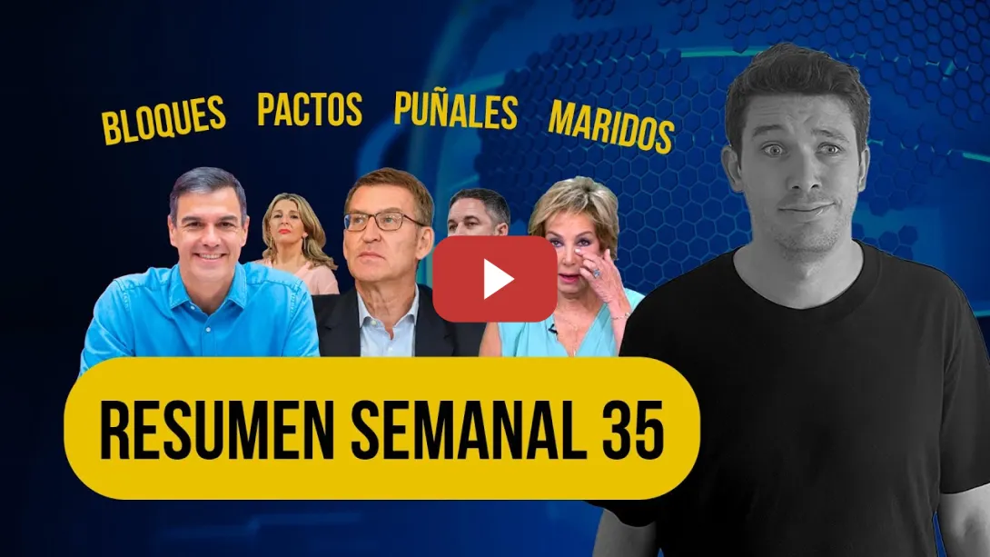 Embedded thumbnail for Resultados electorales, bloques, pactos, puñales y maridos #ResumenSemanal 35 | Miguel Charisteas