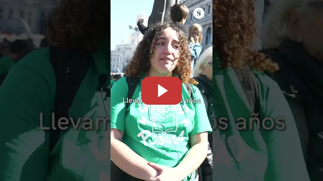 Embedded thumbnail for 100.000 personas se manifiestan en Madrid por la educación pública