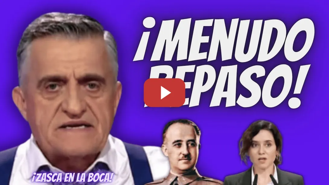 Embedded thumbnail for ¡ZASCA! - El Gran Wyoming  “DESTROZA” a la FRANQUISTA de Ayuso por BOCAZAS