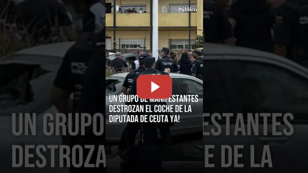 Embedded thumbnail for Atacan el vehículo en el que viajaban la diputada ceutí Julia Ferreras y el activista Rafael Borrego