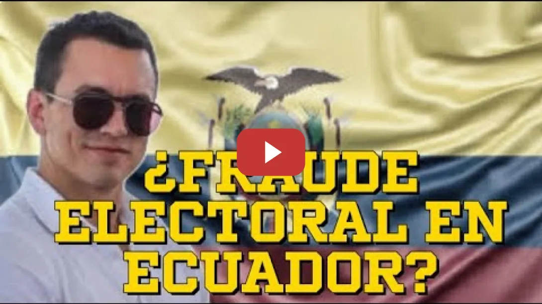 Embedded thumbnail for Fraude Electoral en Ecuador