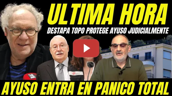 Embedded thumbnail for BOMBAZO EKAIZER ACOJONA A AYUSO "DESTAPA AL TOPO QUE PROTEGE AYUSO JUICIO COMPRA ÁTICO"