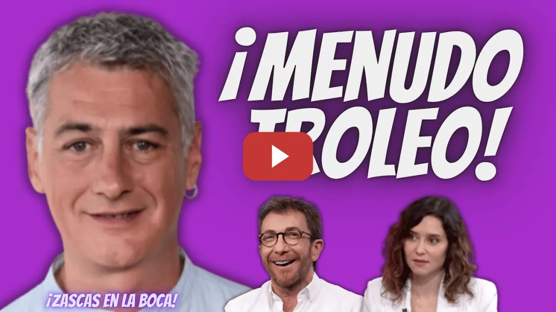 Embedded thumbnail for Oskar Matute “TROLEA” a Pablo Motos y a Díaz Ayuso  - ¡Es un ENANO!, ¡La CORTE de Madrid!