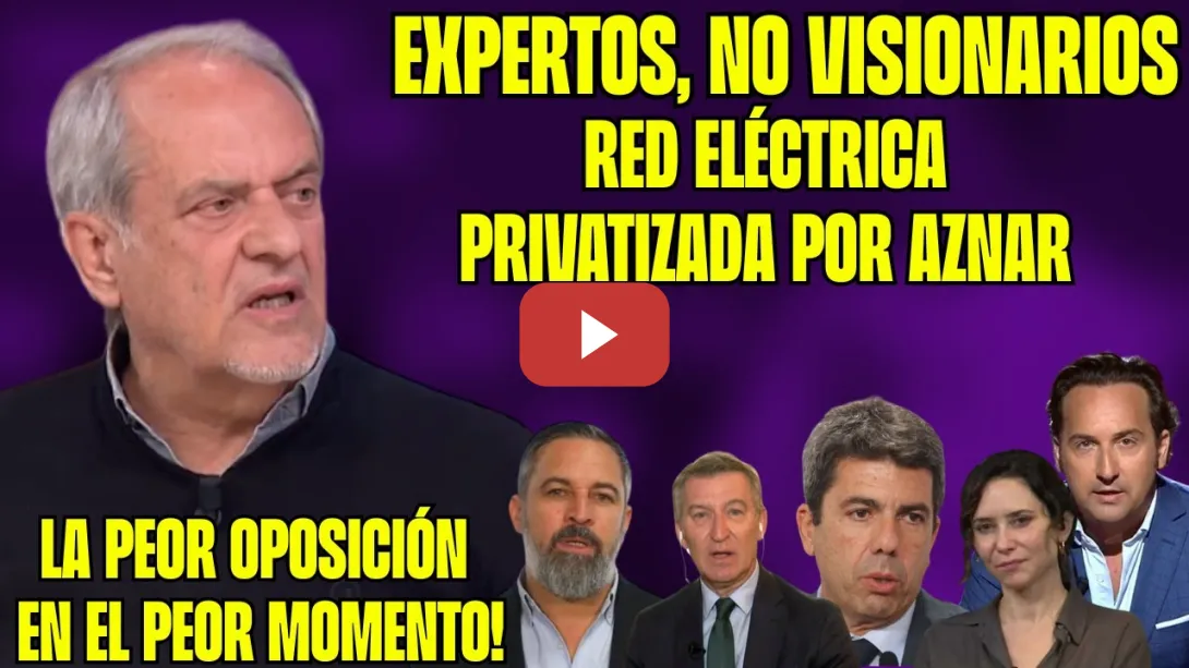 Embedded thumbnail for ZASCA de Javier AROCA a MAZÓN, BONILLA, AYUSO e IKER JIMÉNEZ &quot;ESTABAN en los TOROS durante APAGÓN&quot;