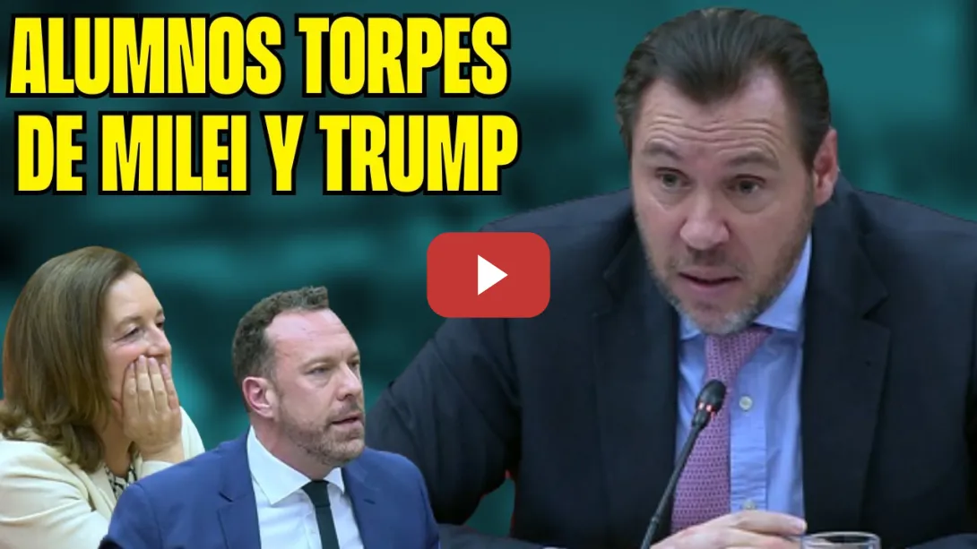 Embedded thumbnail for PP y VOX acusan a Óscar PUENTE de TRUMPISMO y los HUNDE!!! &quot;¡Los de la MOTOSIERRA!&quot;