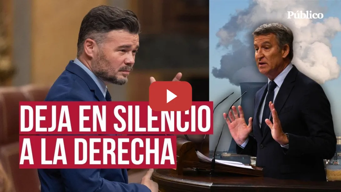 Embedded thumbnail for Rufián retrata cómo funciona el PP: &quot;Hemos visto al miserable de Mazón pedir explicaciones&quot;