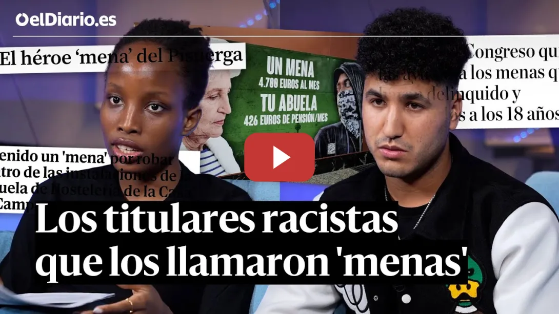 Embedded thumbnail for REACCIONAN a los titulares RACISTAS que los llamaron MENAS: &quot;No lo entiendo&quot;