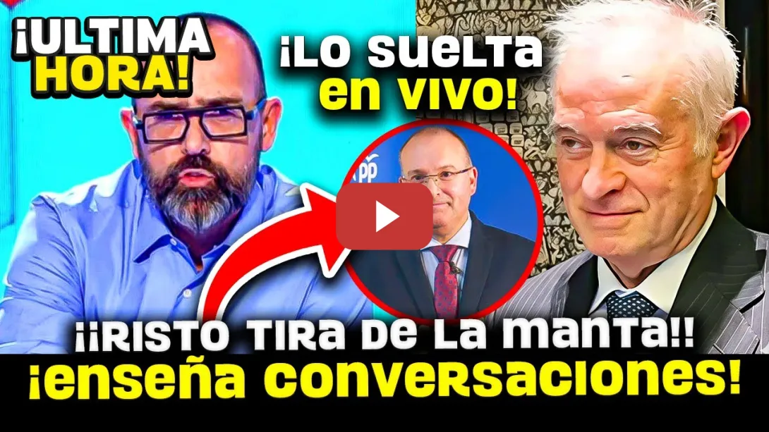 Embedded thumbnail for 💥¡BOMBAZO! KOLDO GARCÍA SEÑALA REUNIONES CLANDESTINAS con el PP y SALPICA a TELLADO y FEIJÓO