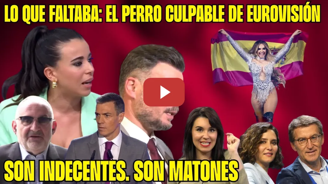 Embedded thumbnail for RIDÍCULO de la FACHOSFERA. CULPAN a SÁNCHEZ del RESULTADO de MELODY en EUROVISIÓN ¡INDECENTE!