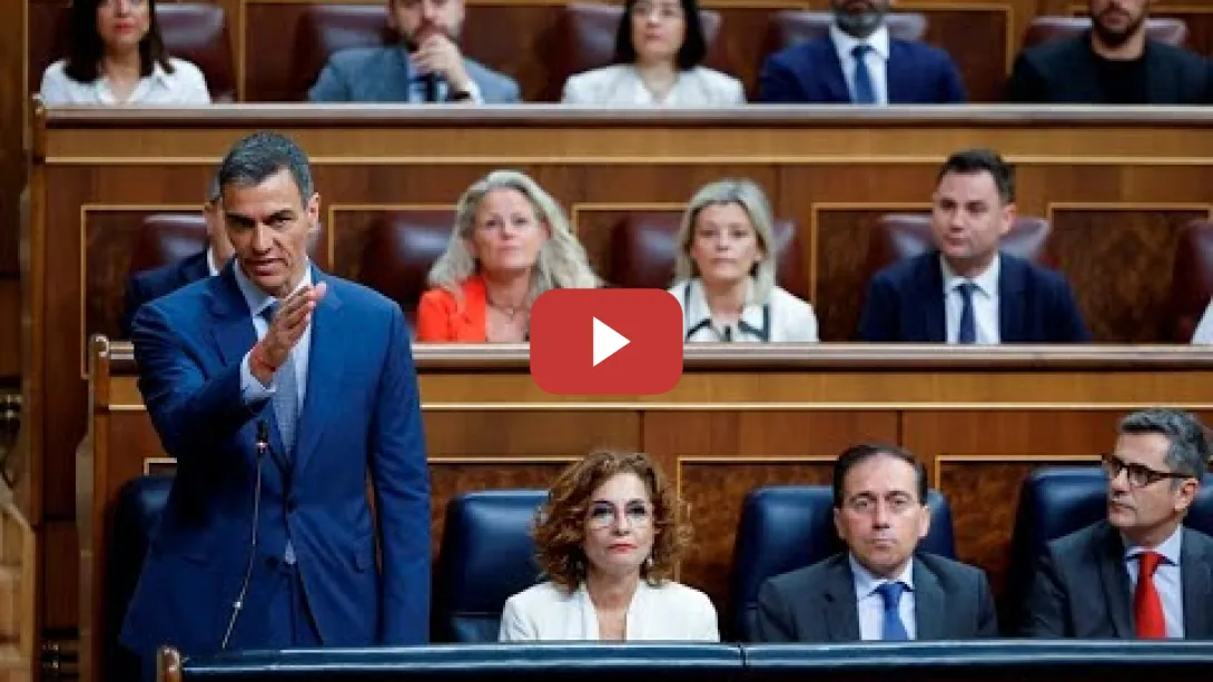 Embedded thumbnail for Cara a cara entre Sánchez y Feijóo tras el escándalo de Santos Cerdán