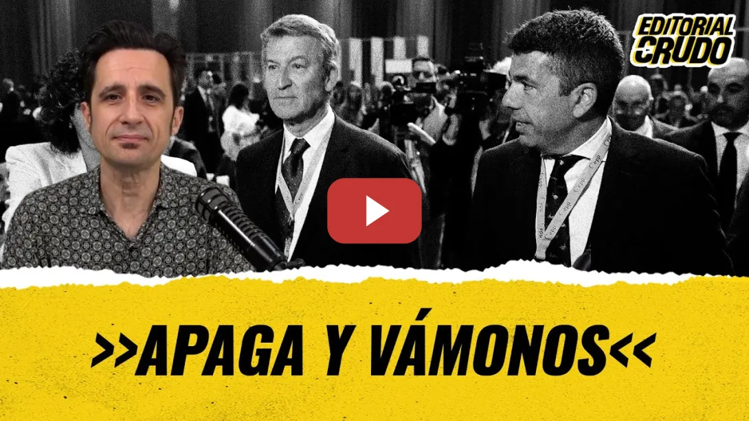 Embedded thumbnail for &quot;Apaga y vámonos&quot; #editorialcrudo