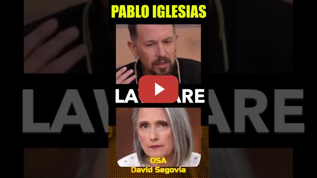 Embedded thumbnail for Pablo Iglesias, corrupción y lawfare.